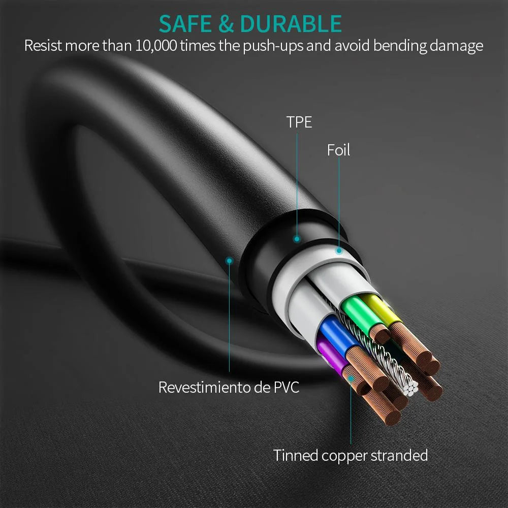 Cable USB Tipo C a Tipo C, PVC, 2Mts, CC0003