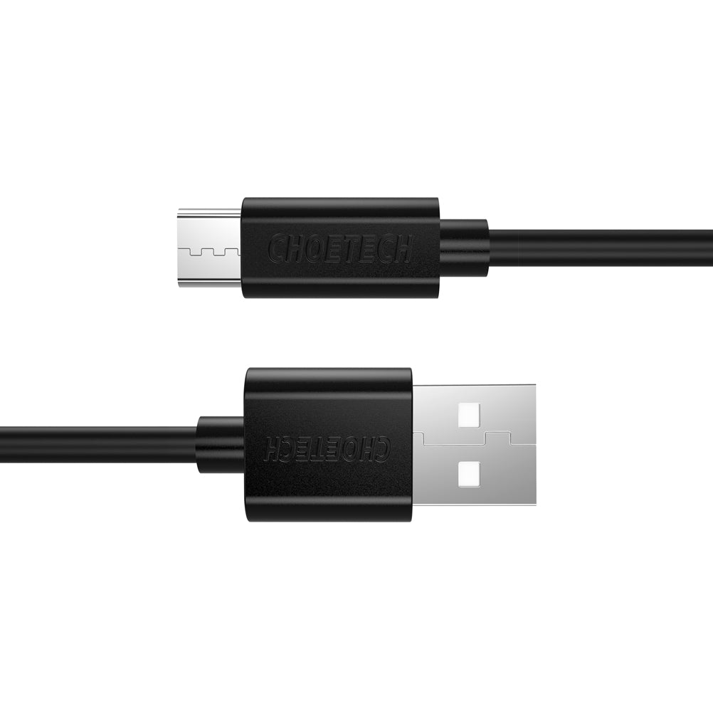 Cable MicroUSB Carga Rápida, 1MT Negro, SMT0009