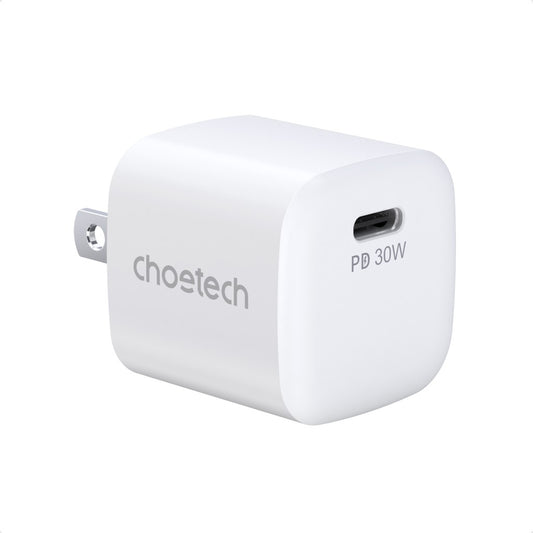Cargador Rápido de Pared PD 30W, blanco, PD5007
