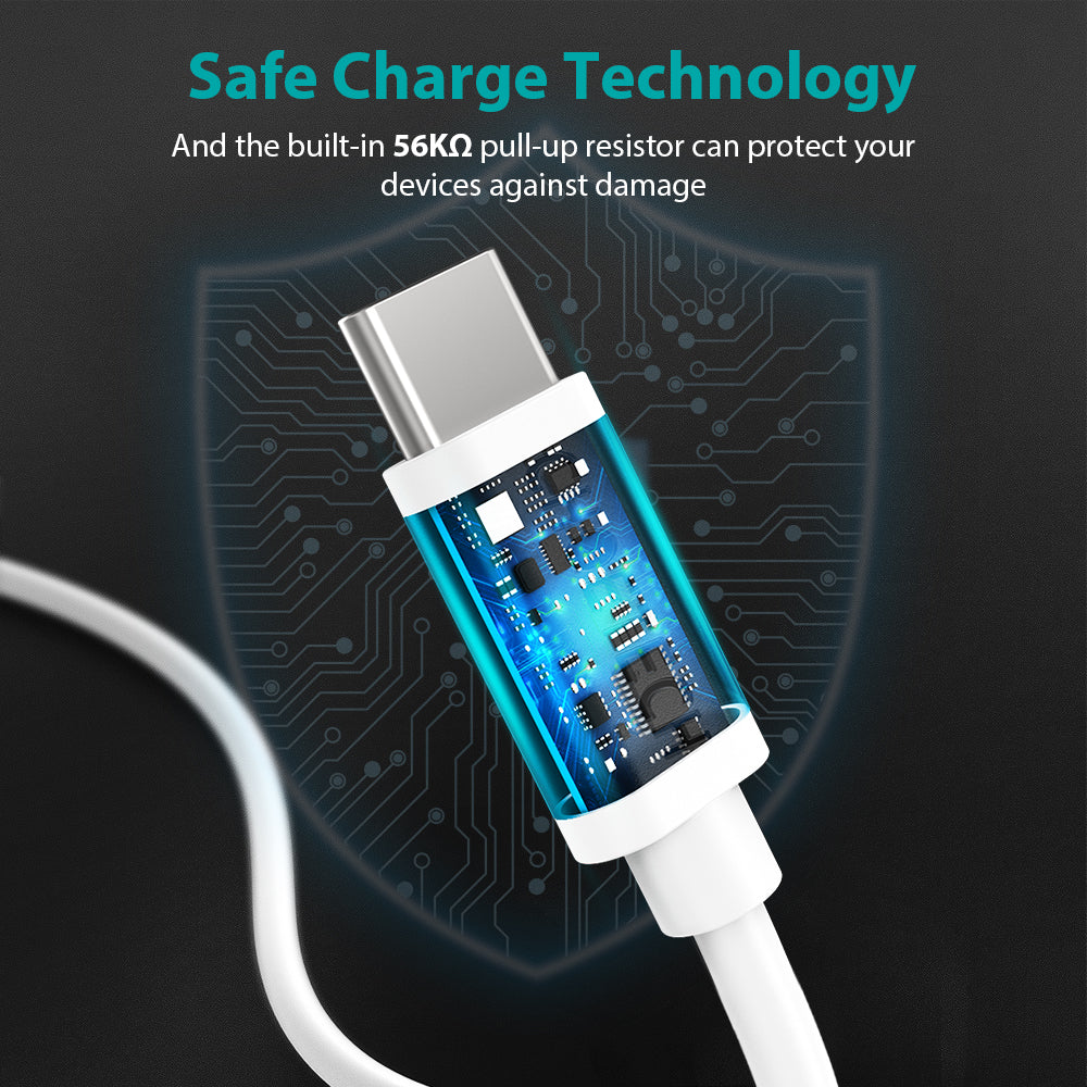 Cable USB Tipo C a Tipo C, PVC, 1MT, CC0002 BL