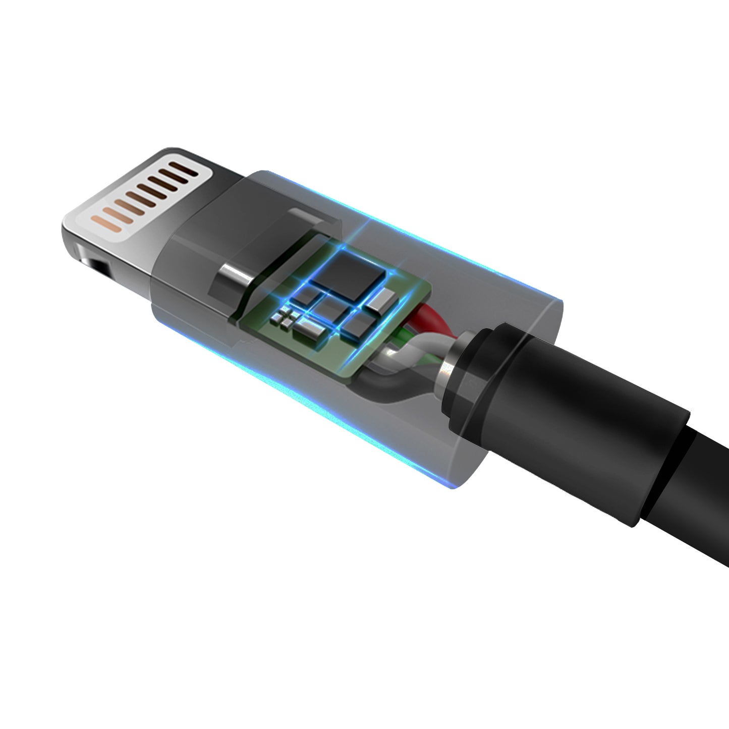 Cable Lightning a USB (Certif. MFi) 1.8Mts, IP0027